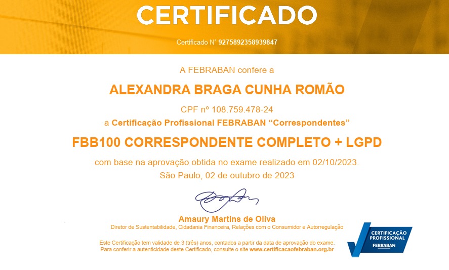 Certificado FEBRABAN
